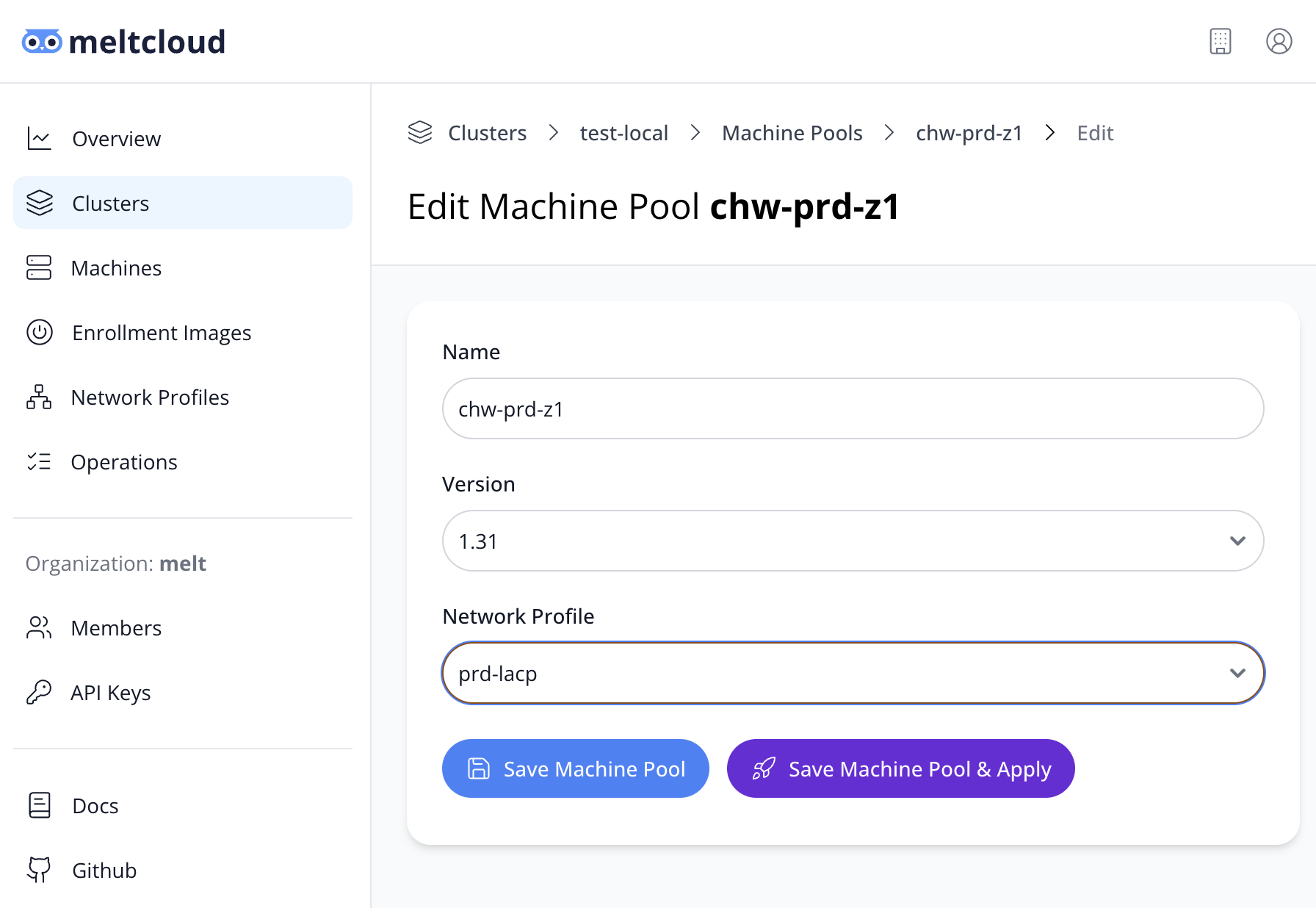 Assign Network Profile
