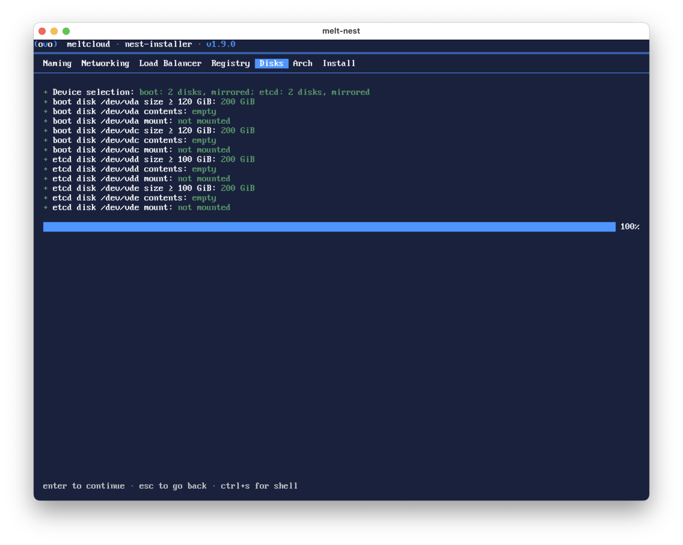 Disk Validation